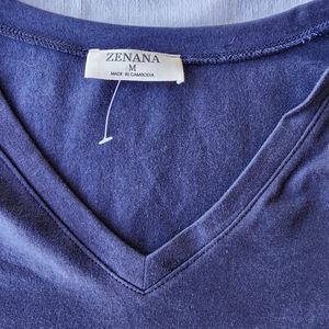 Ladies 2pc Navy blue short set